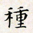 焦石种书法图片