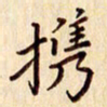 柏芳芳携书法图片