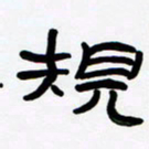 张林华规书法图片