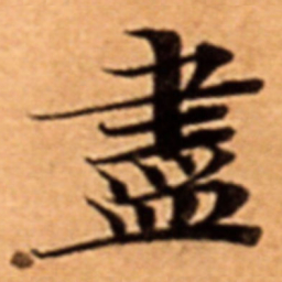 盡书法图片