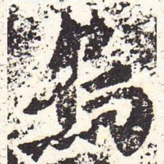 魏碑乌书法图片