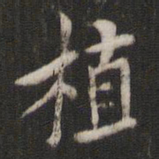 褚遂良植书法图片