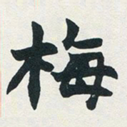 赵之谦梅书法图片