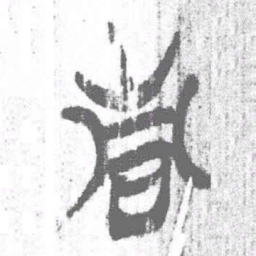 上博简青书法图片