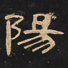 阳书法图片