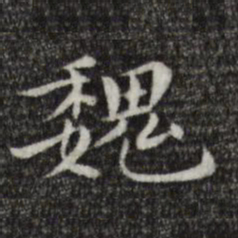 陈子壮魏书法图片