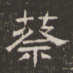 蔡书法图片
