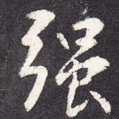 张从申强书法图片