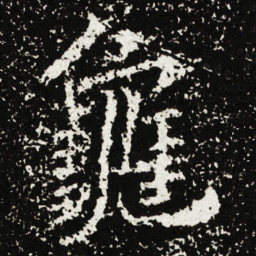 龜书法图片