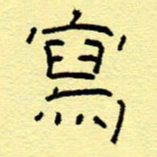 赵雅茹写书法图片