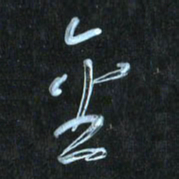 花爱军金书法图片