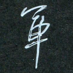 花爱军军书法图片