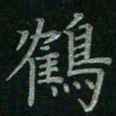 张莎莎鹤书法图片