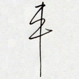 罗奇志车书法图片