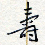 王朝晖寿书法图片
