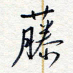 王朝晖藤书法图片