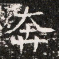 奔书法图片