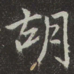 赵孟頫胡书法图片