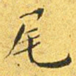 王宠尾书法图片