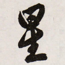 唐寅星书法图片