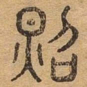 照书法图片