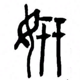 来楚生研书法图片