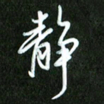 夏录涛静书法图片