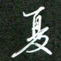 韩录涛夏书法图片