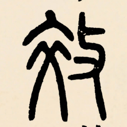 邓石如效书法图片