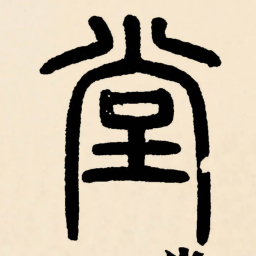 邓石如堂书法图片