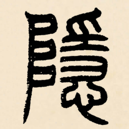 邓石如隱书法图片