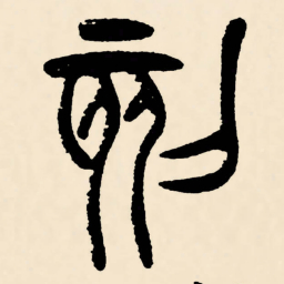 邓石如刻书法图片