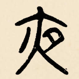 邓石如夜书法图片