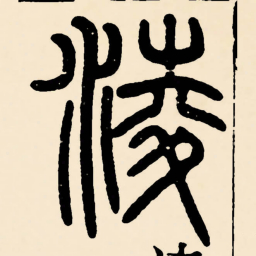 邓石如淩书法图片