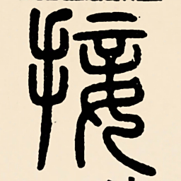 邓石如接书法图片