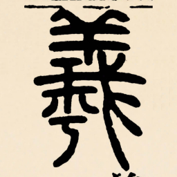 邓石如羲书法图片