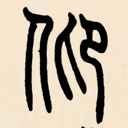 邓石如仰书法图片