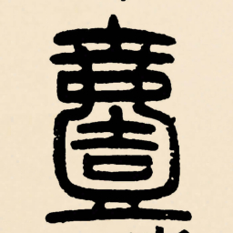 邓石如壹书法图片