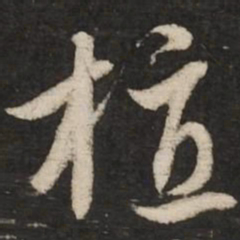 赵孟頫植书法图片