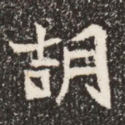 魏碑胡书法图片