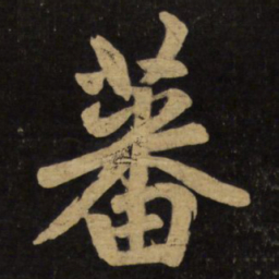 赵孟頫蕃书法图片