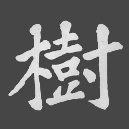 苏轼樹书法图片