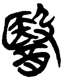 简帛医书法图片