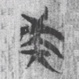 上博简族书法图片