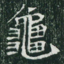 魏碑龟书法图片
