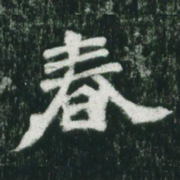 魏碑春书法图片
