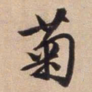 文征明菊书法图片