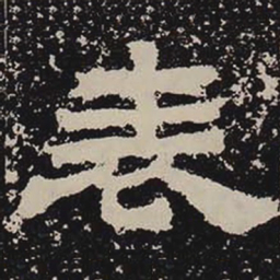 表书法图片