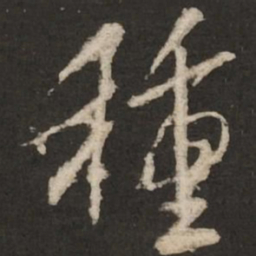 米芾种书法图片