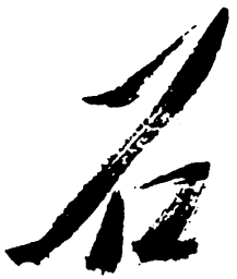 毛泽东石书法图片